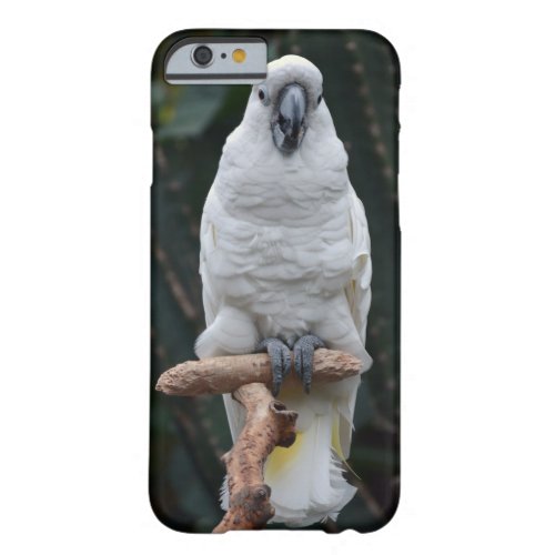 Cute white cockatoo barely there iPhone 6 case