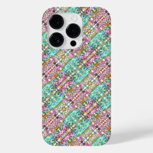 Cute white colorful flowers Case-Mate iPhone case