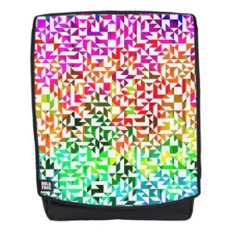 Cute white colorful geometric patterns