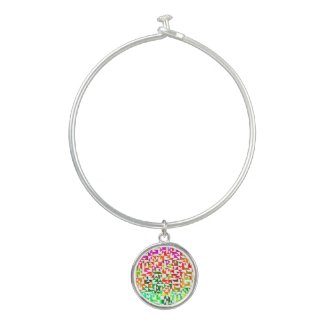 Cute white colorful geometric patterns