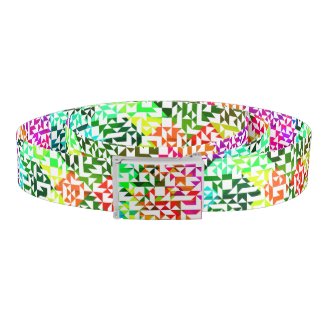 Cute white colorful geometric patterns