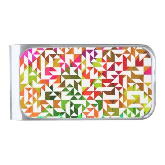 Cute white colorful geometric patterns