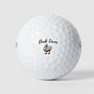 Cute White Duck Golf Balls