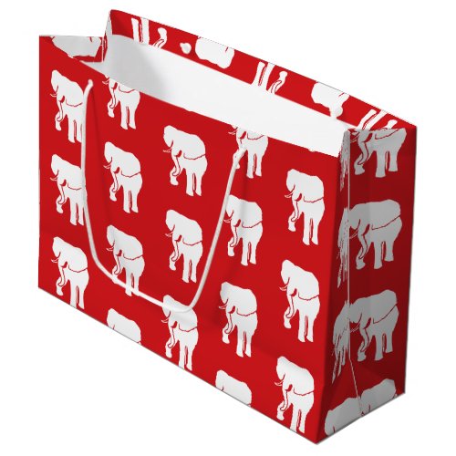 Cute White Elephant Gift Exchange Christmas Game Large Gift Bag