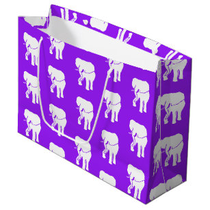 purple christmas gift bags