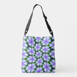 Cute White Flower Pattern Crossbody Bag