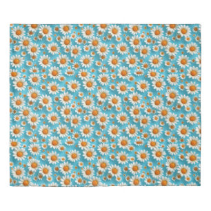Cute White flowers Duvet Cover