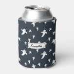Cute White Ghosts Can Cooler at Zazzle