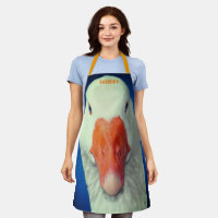 Cute White Goose Face Personalized