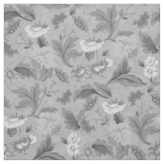 Cute white gray floral background design