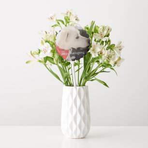 Cute White Labrador Mix Dog Thanksgiving Balloon