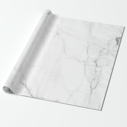 Cute White Marble Wrapping Paper marble stone Wrapping Paper