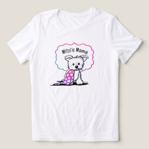 Cute White Puppy Custom Shirt