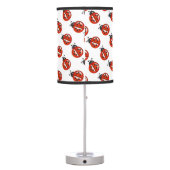 Cute White  & Red Ladybug Lamp (Back)