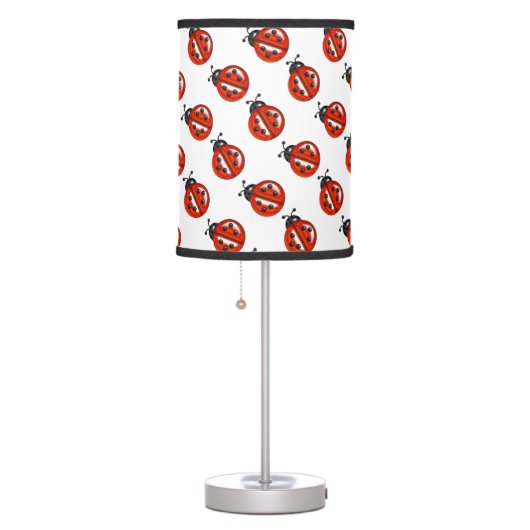 Cute White  & Red Ladybug Lamp (Right)