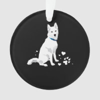 Cute White Siberian Husky - Sweet White Snow Dog