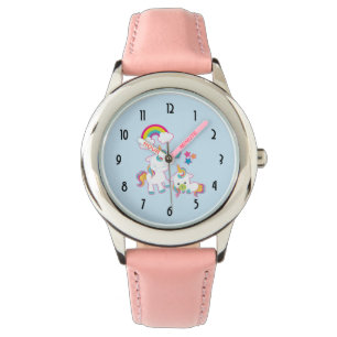 Cute White Unicorns Magical Mama & Baby Watch