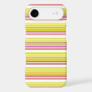 Cute white yellow stripes iPhone 17 air case