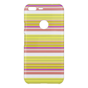 Cute white yellow stripes uncommon google pixel XL case