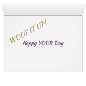 CUTE WHITE YORKIE MIX CARDS (Inside Horizontal (Bottom))
