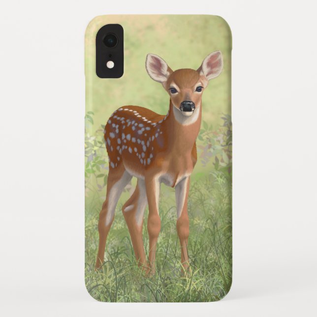 Cute Whitetail Fawn Case-Mate iPhone Case (Back)