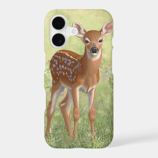 Cute Whitetail Fawn iPhone 17 Case