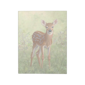 Cute Whitetail Fawn Notepad