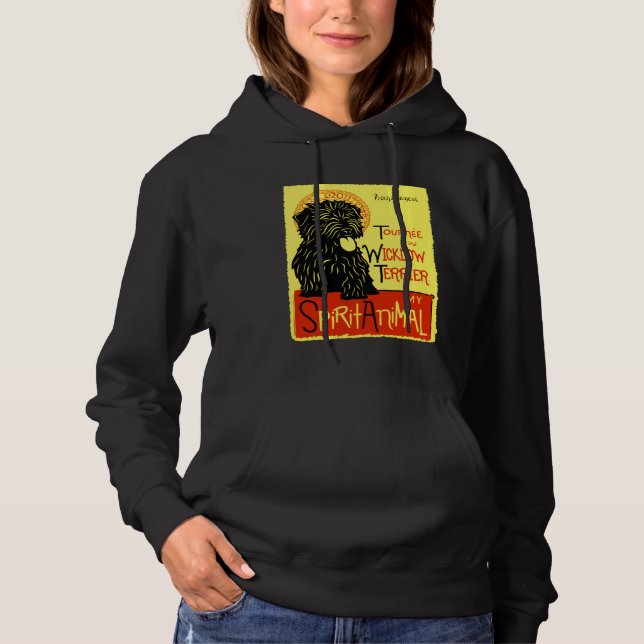 Cute Wicklow Terrier Dog Glen of Imaal Hoodie (Front)