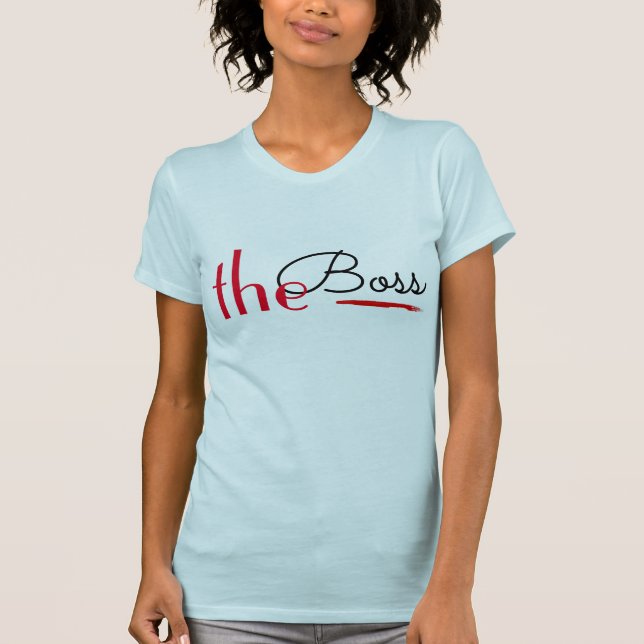 cute wife mama boss t-shirt mother's day gift-idea (Front)