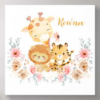 Cute Wild Animal Acrylic Photo Tile