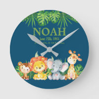 Cute Wild Jungle Animals Boy Kids Nursery Décor