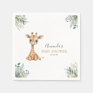 Cute Wild Jungle Animals Napkins