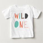 Cute Wild One First Birthday Boho Tribal Baby T-shirt at Zazzle