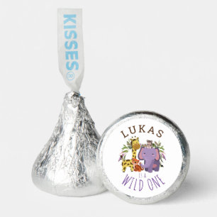 Cute Wild One Jungle Safari 1st Birthday Party Hershey®'s Kisses®