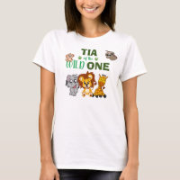 Cute Wild One Jungle Safari Zoo Animal Tia