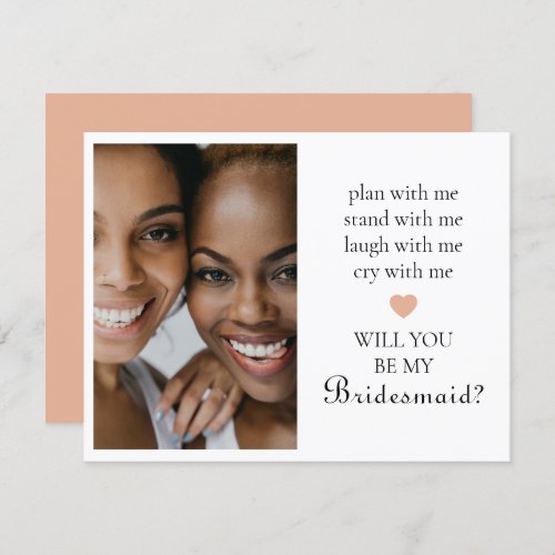 Cute Will You Be My Bridesmaid Photo