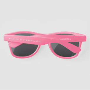 Cute Will you be my Bridesmaid Proposal  Sunglasses