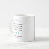 Cute Will You Be My Godmother Poem Photo Coffee Mug (Front Left)