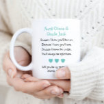 Cute Will You Be My Godparents Poem Photo Coffee Mug<br><div class="desc">Ask those special people in your life to be your child's godparents with this personalized godparents proposal coffee mug. Customize this adorable mug with a photo of your child and their names.</div>
