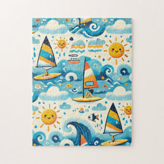 Cute Windsurfing Puzzle 🧩