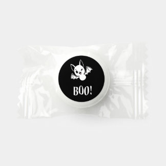 Cute winking baby bat & BOO! halloween MINTS Life Saver® Mints
