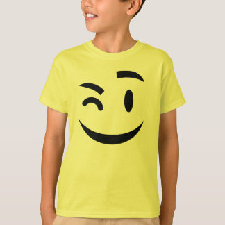 Cute winking emoji T-Shirt