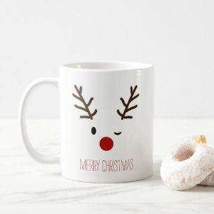 Reindeer Mugs - No Minimum Quantity