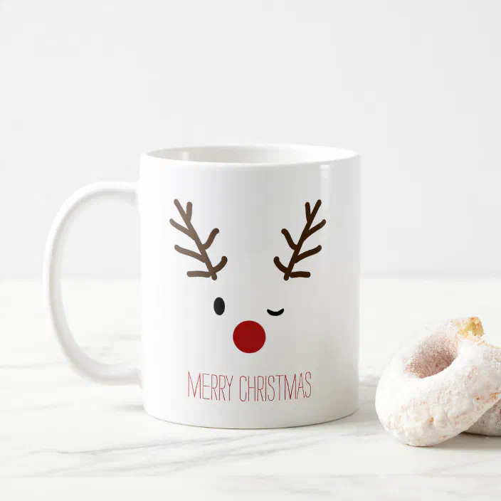 Novelty Mug Christmas Dress up Elf Mug 40 clothes and accessories stickers. 