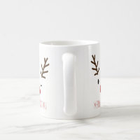 Christmas Reindeer Boy Rudolph Cute Face Xmas' Mug