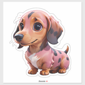 Cute Winnie Dog Sticker