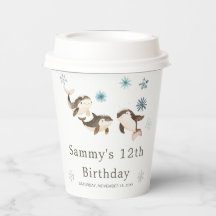 Cute Winter Arctic Whale Birthday Party