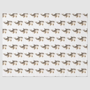 Cute Winter Arctic Whale Tissue Paper