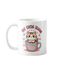 Cute Winter Cat Coffee Mug – Cozy Christmas Gift f