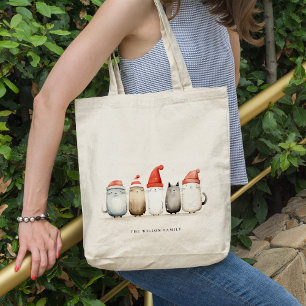 Cute Winter Cats Sweater Furry & Bright Christmas Tote Bag